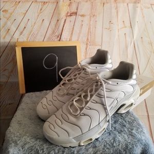 Nike air max tn white grey Sz 9